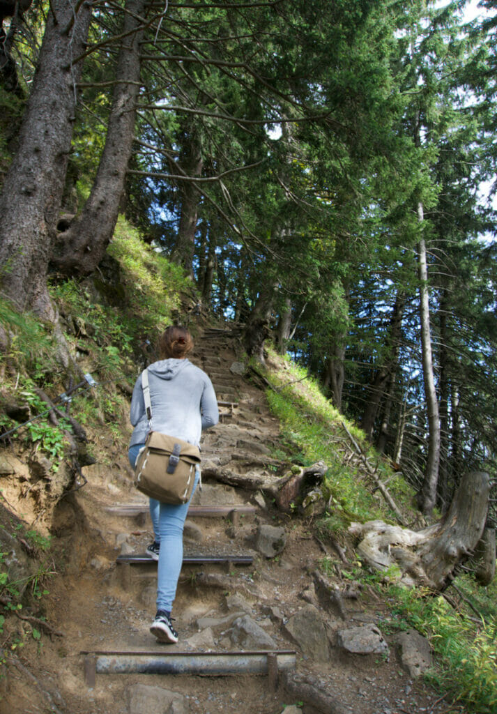 A beautiful hike to the Seealpsee and Hotel Aescher, Appenzell