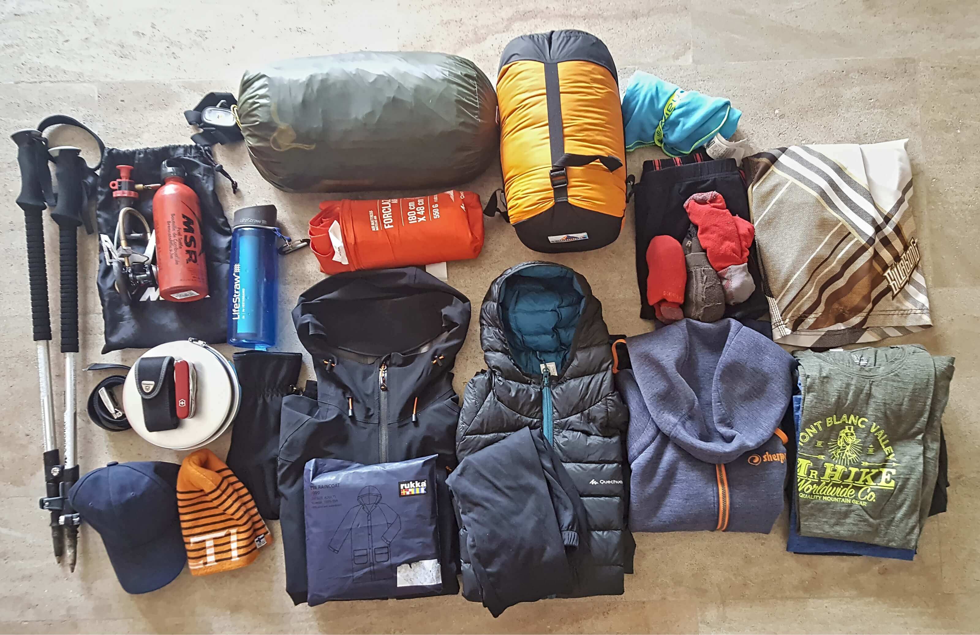 Trek / grande randonnée : quel équipement