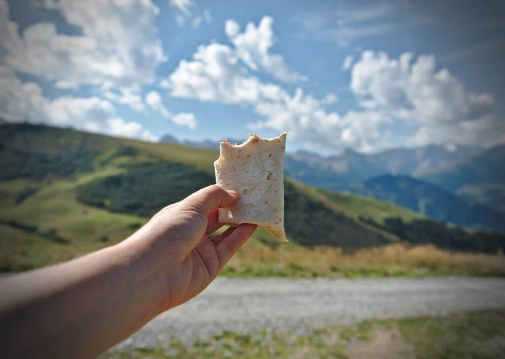 les wraps en randonnée