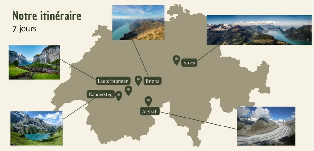 Roadtrip en Suisse: notre itinéraire et budget pour 7 jours