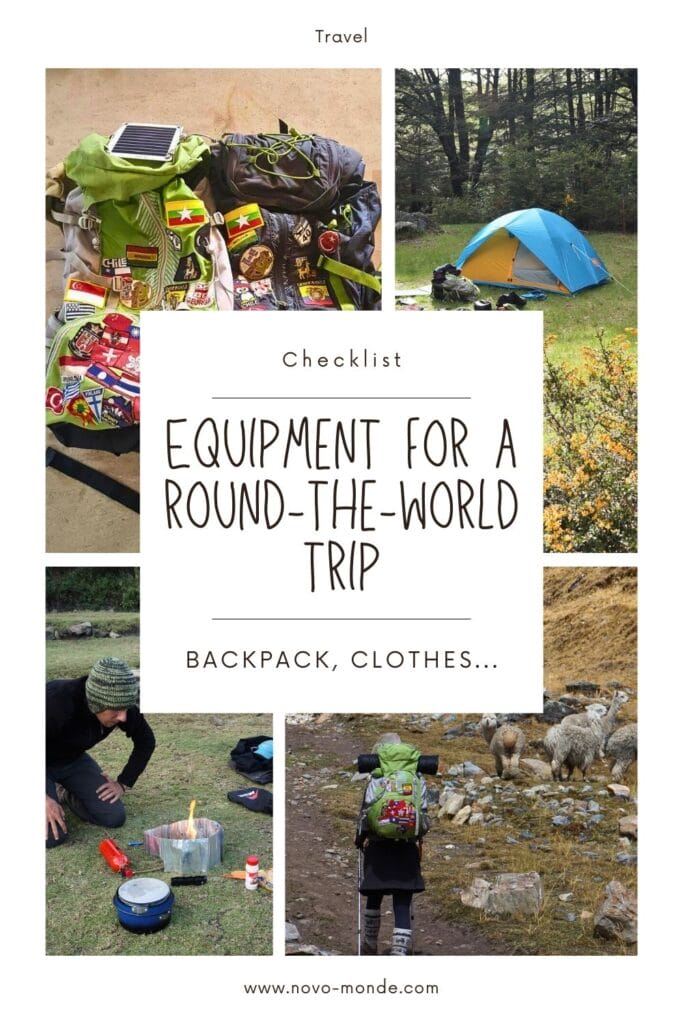 backpacking checklist for a round-the-world trip
