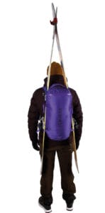 sac à dos ski de rando avec portage en V