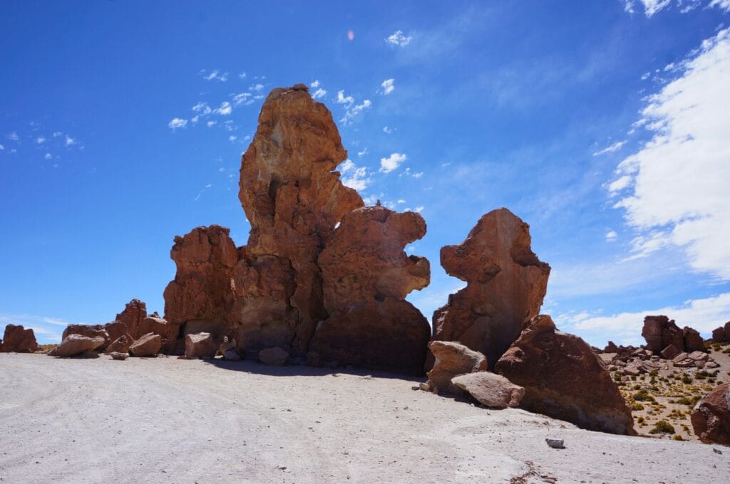 formations naturelles dans le Sud Lipez en Bolivie