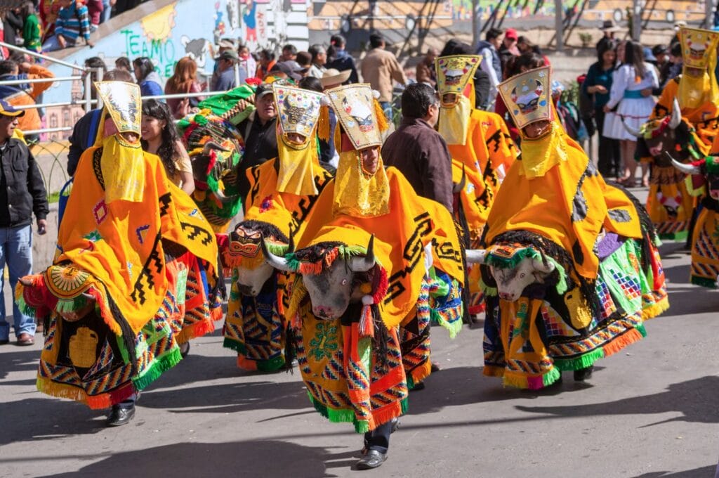 défilé du carnaval de La Paz