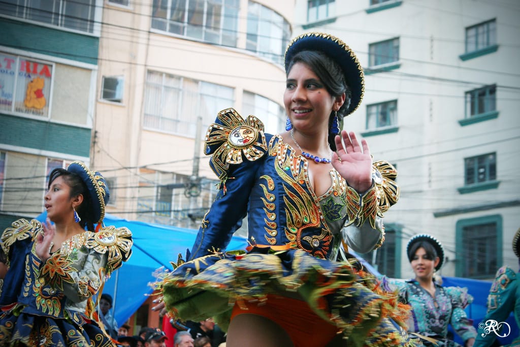 la fiesta del gran poder en Bolivie