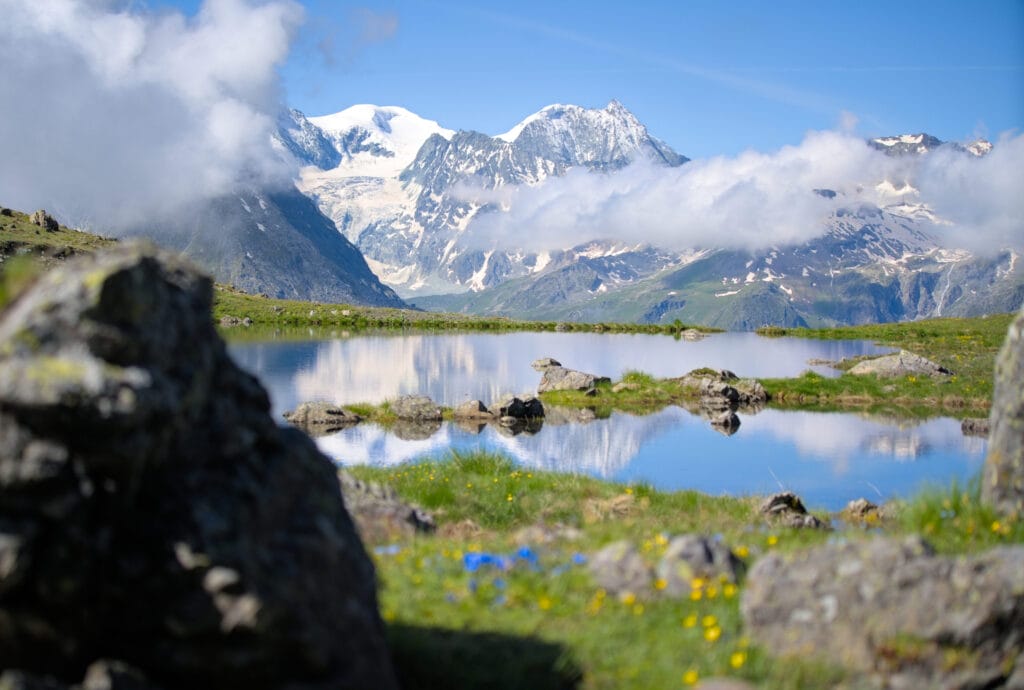 lac du Tsaté et Pigne d'Arolla