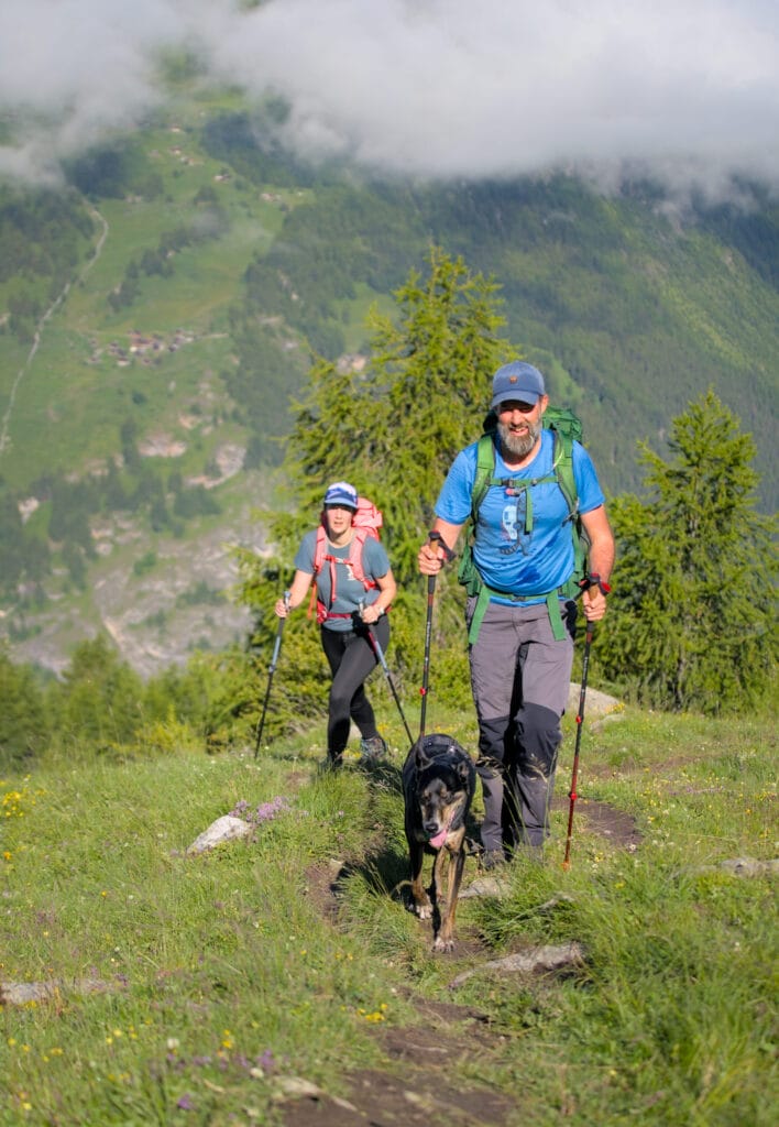 ça grimpe sec en direction de la pointe du Tsaté