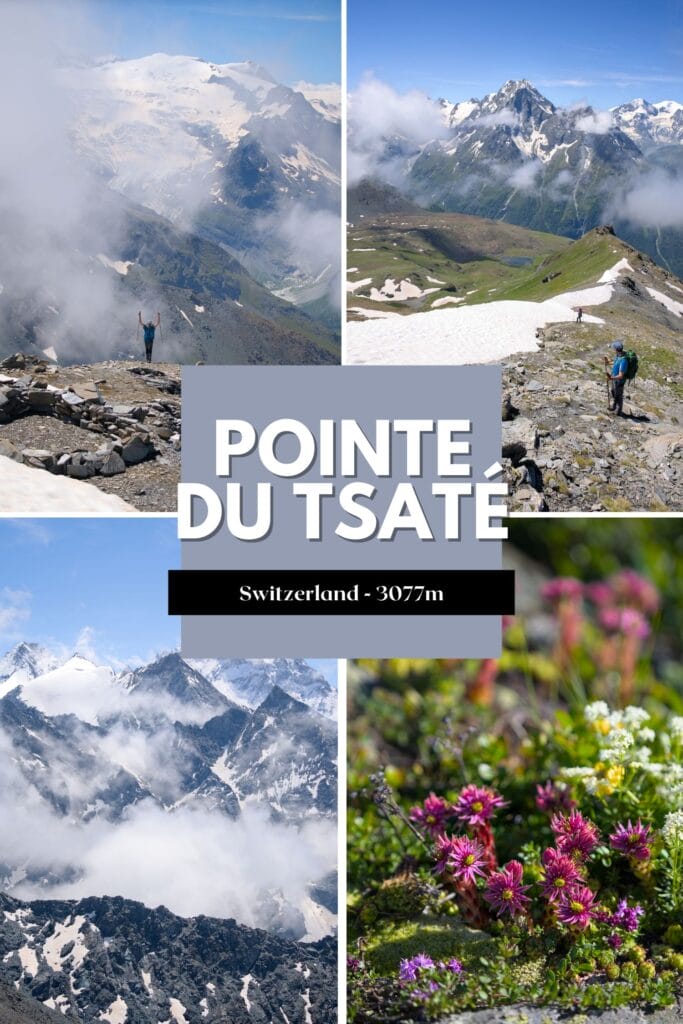 the Pointe du Tsaté in Switzerland