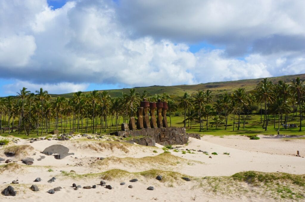 Anakena beach and its statues, Easter Island