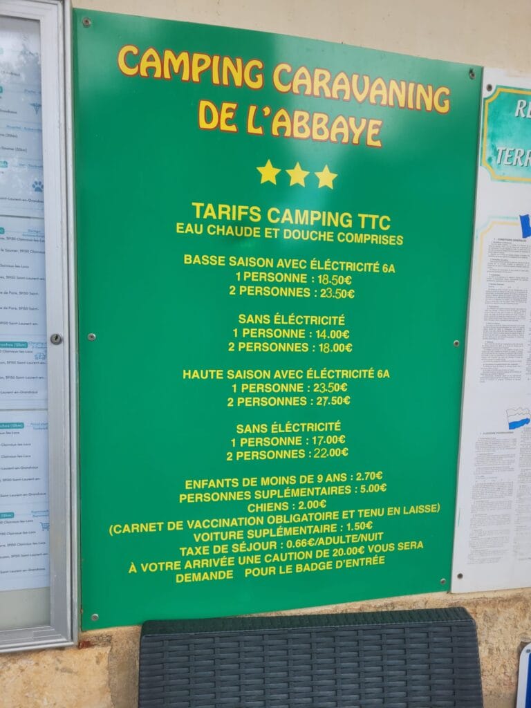 camping de l'abbaye