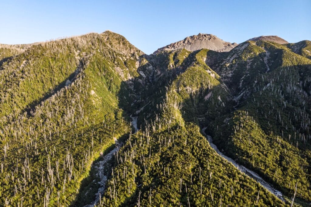 volcan Chaitén au sud du Chili