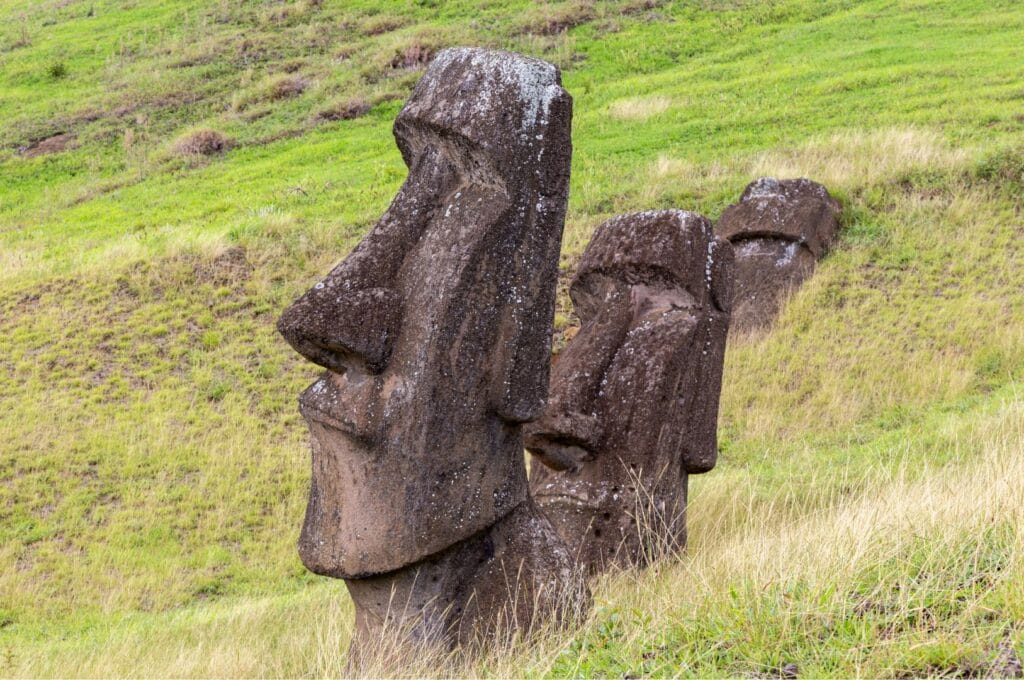 Moais de l'île de Pâques