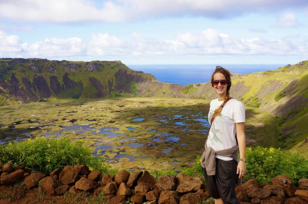 le cratère du volcan Rano Kau