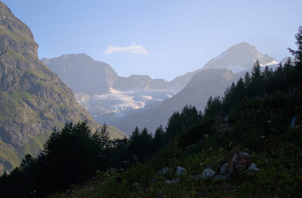 La Dent d'Hérens vue du coté de Valpelline