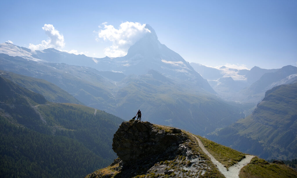 vue depuis sous le Blauherd sur le Matterhorn