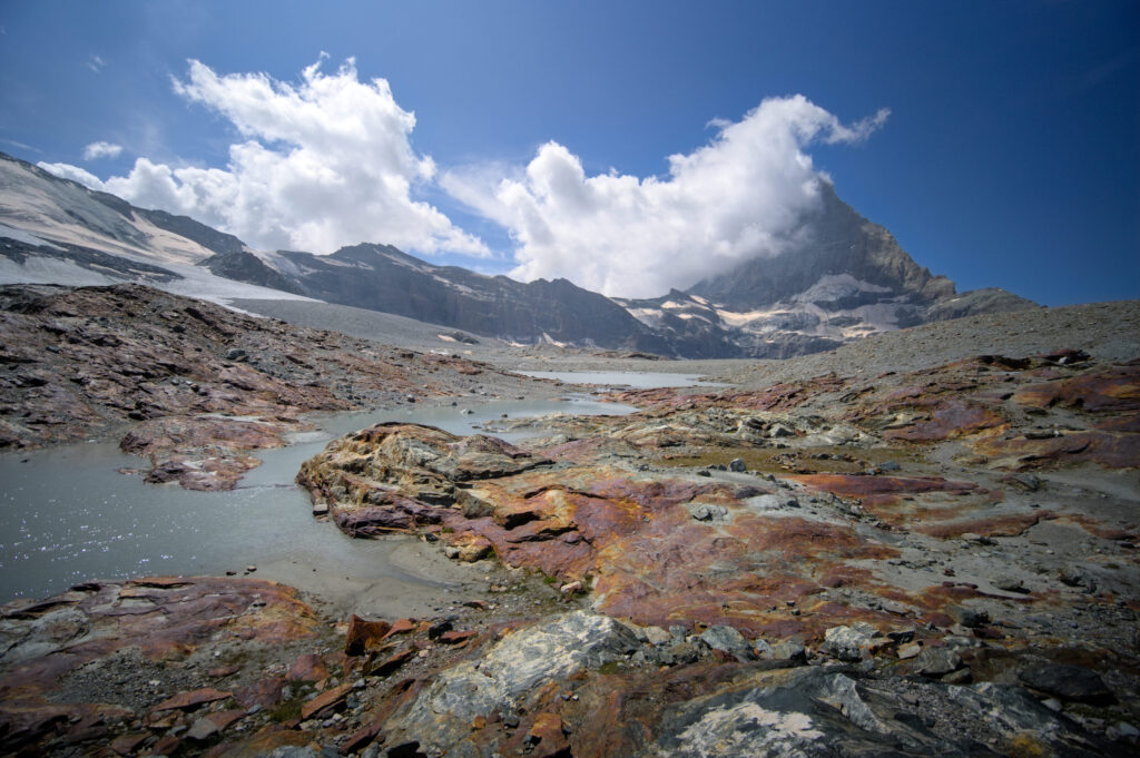 le Cervin le long du Matterhorn glacier trail