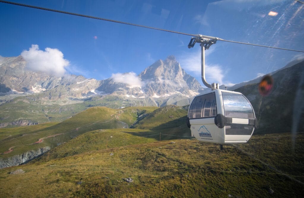 le Cervin depuis le télécabine