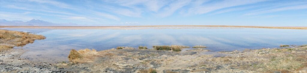 vue panoramique du désert d'Atacama