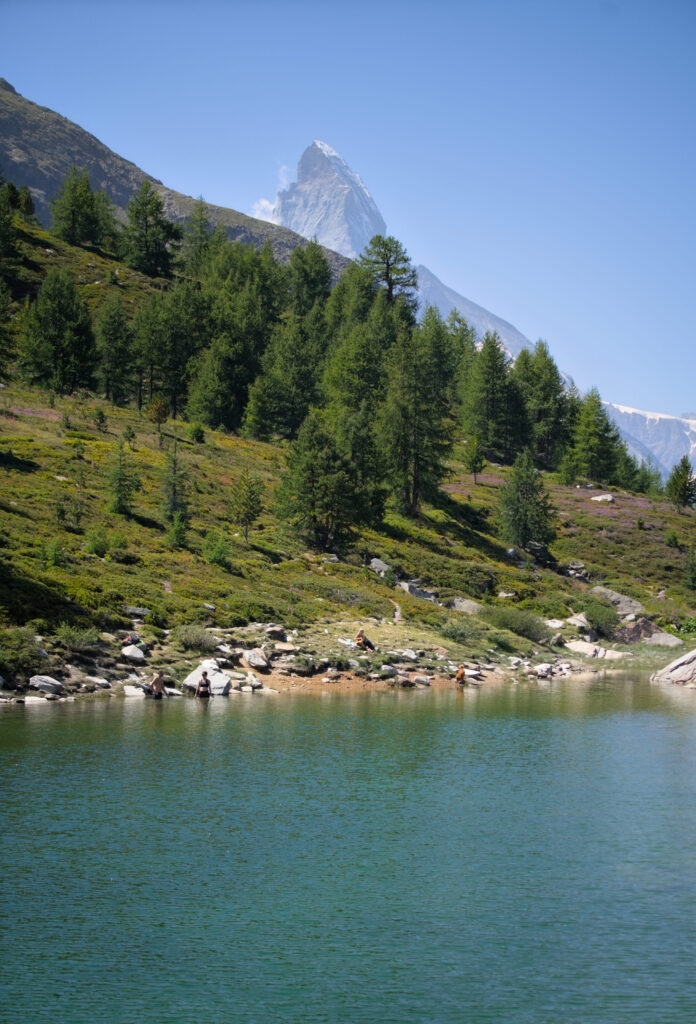 le Cervin depuis le lac vert