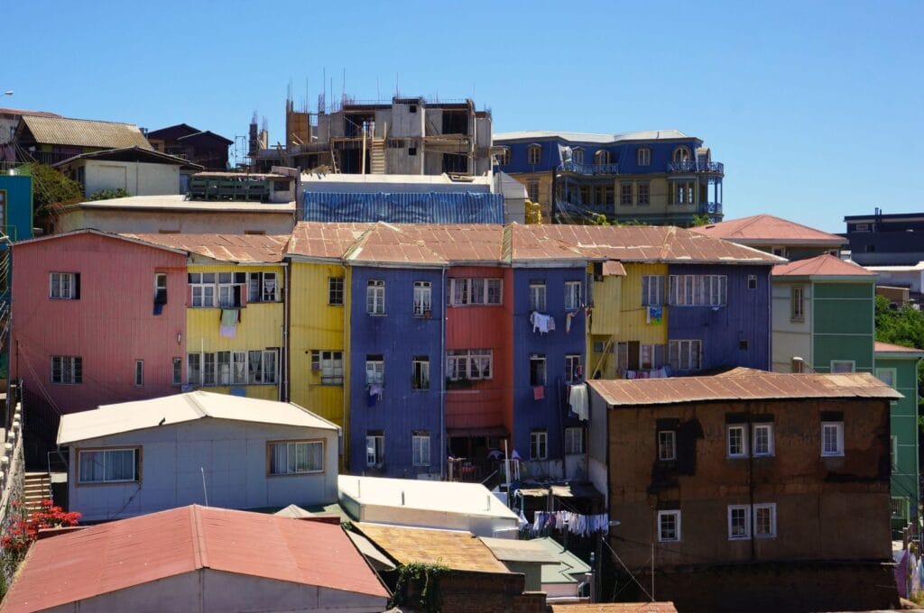 les maisons colorées