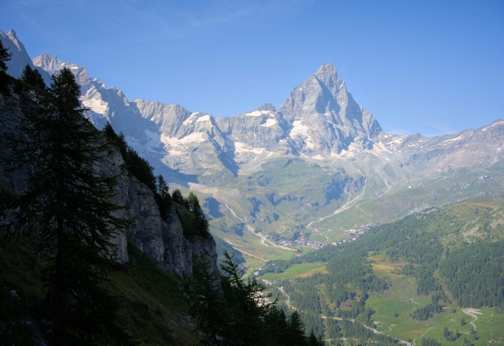 Cervinia et le Matterhorn