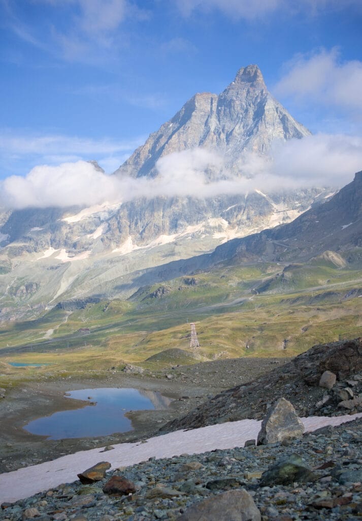 vue du cervin côté italien