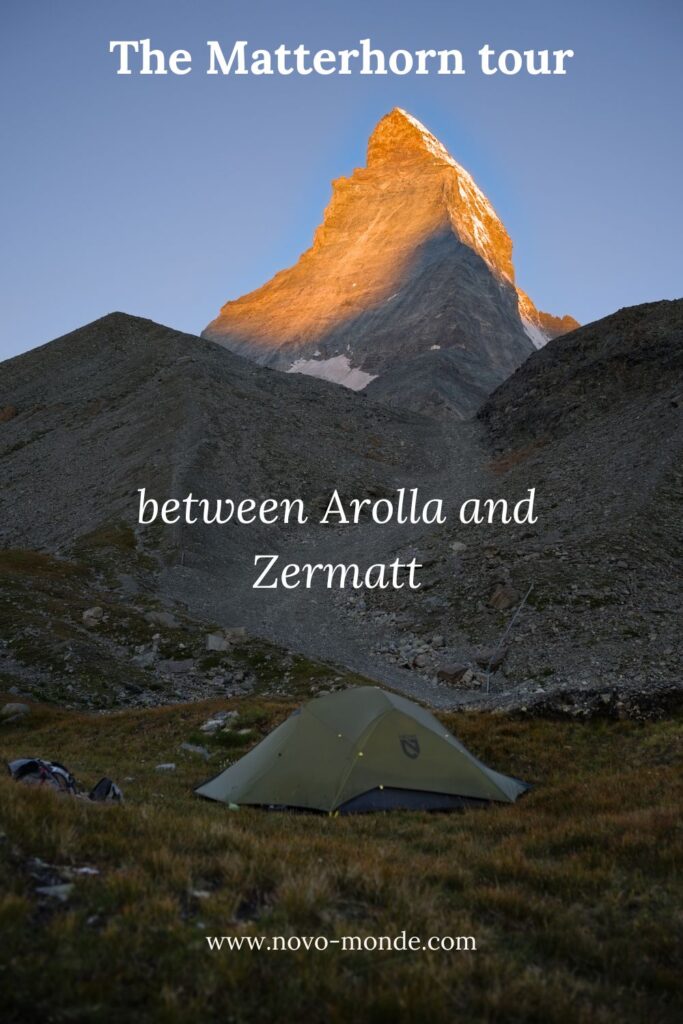 the Matterhorn trek from Arolla to Zermatt