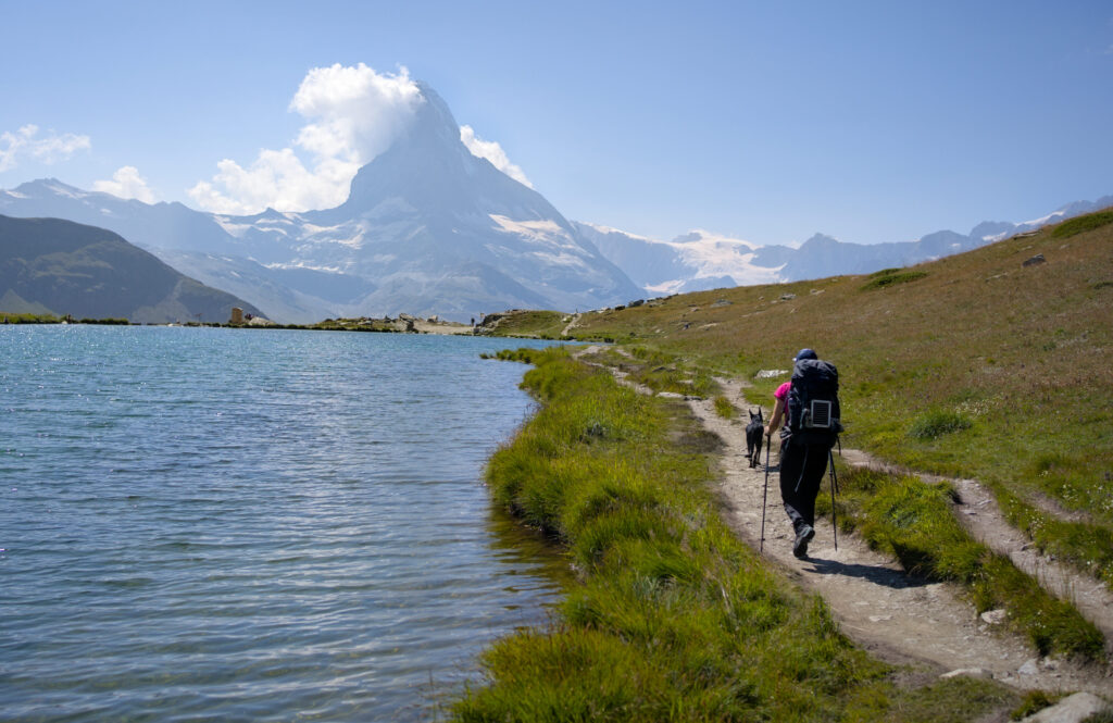 randonner aux bords du Stellisee