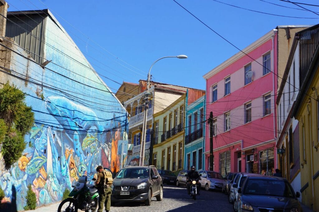 dans un cerro de valparaiso