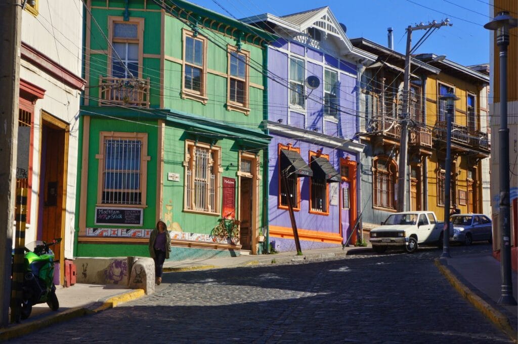 colorful houses on a valparaiso cerro