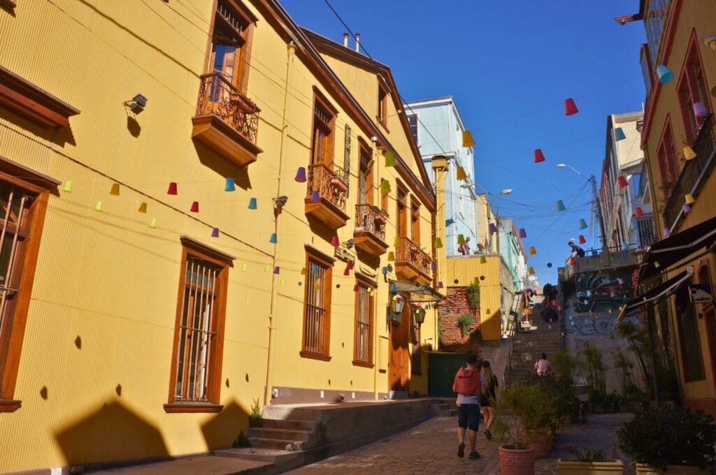 dans les rues de valparaiso