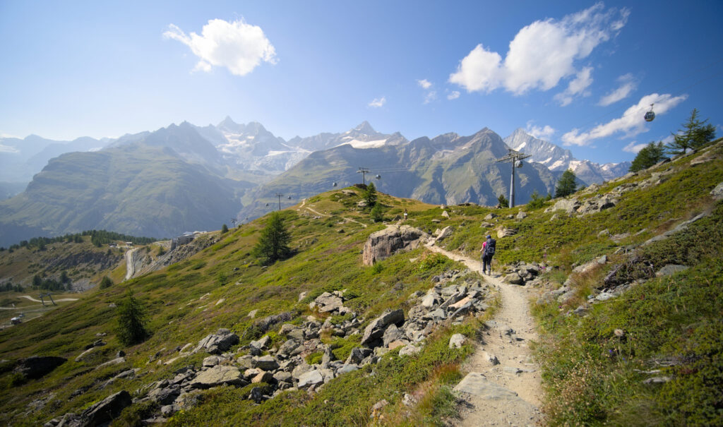 arrivée à Sunnegga