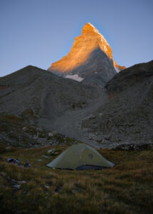 lever de soleil sur le Matterhorn