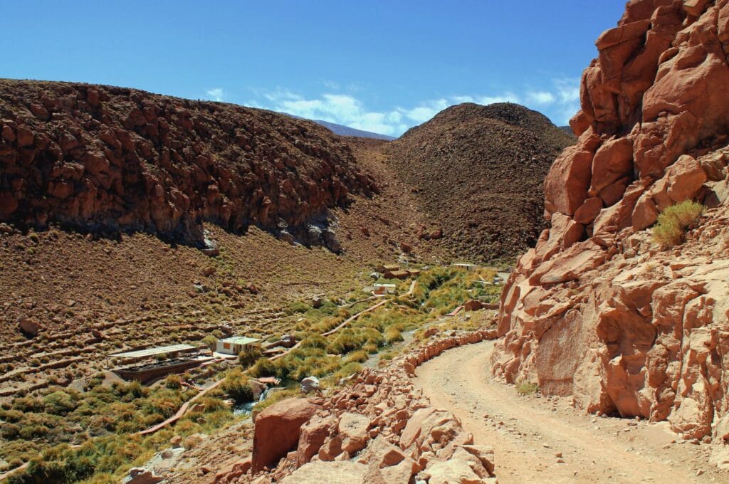 les thermes puritama au nord d'Atacama