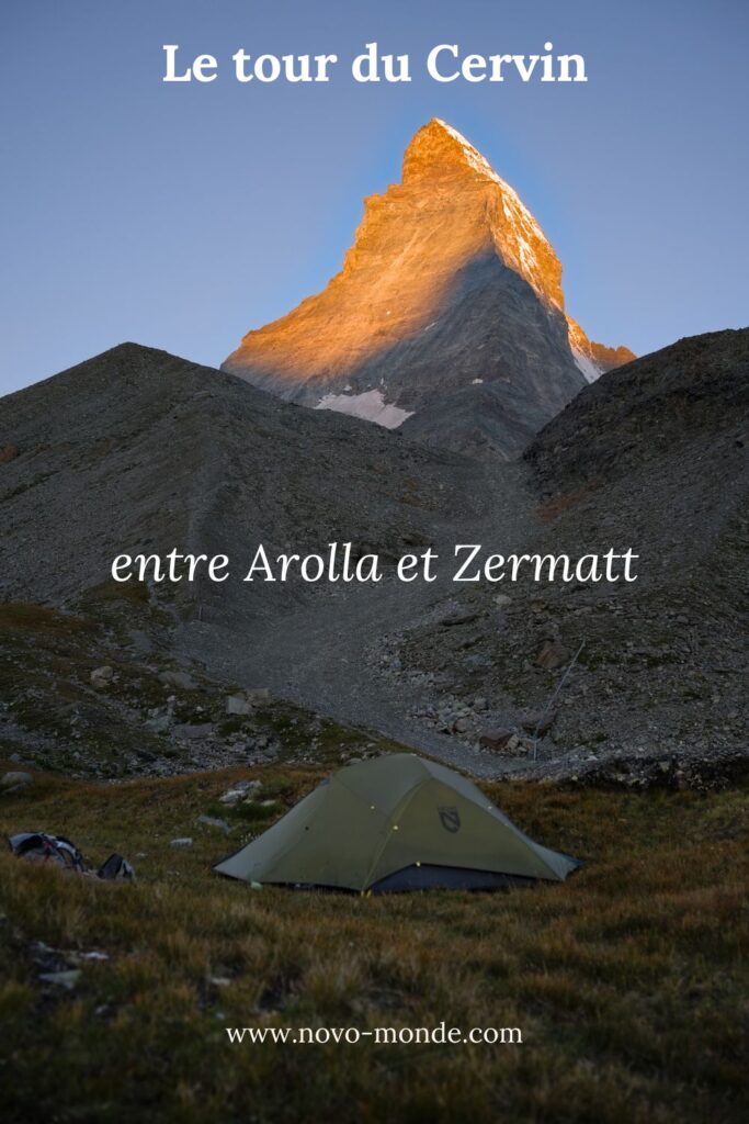 la rando du tour du Cervin entre Arolla et Zermatt