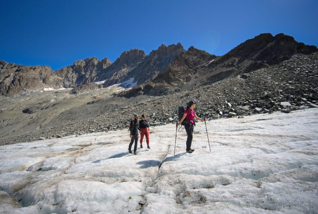 traversée du glacier d'Arolla