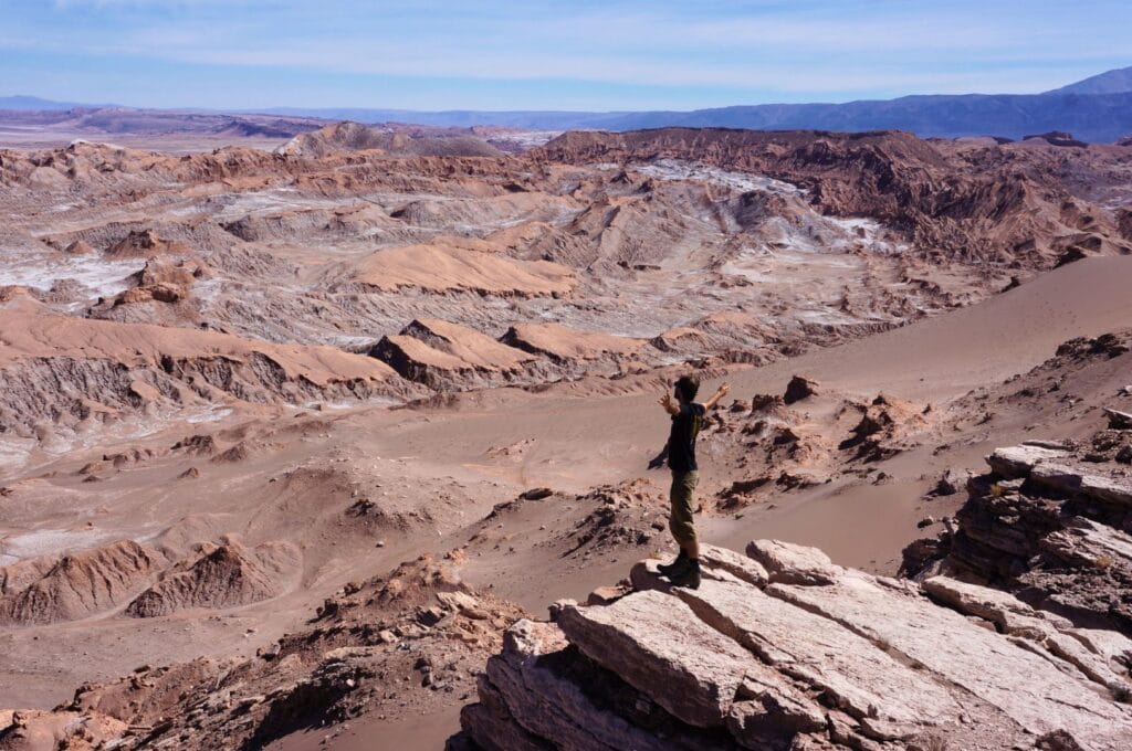 In the Valle de la Luna in Chile