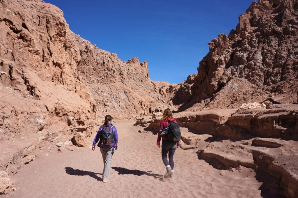 dans la vallée de la mort dans le désert d'Atacama