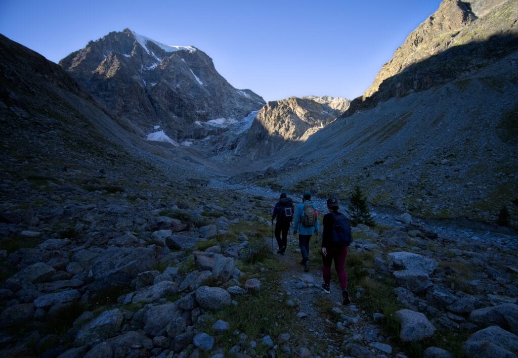 le vallon d'Arolla et le Mont Collon