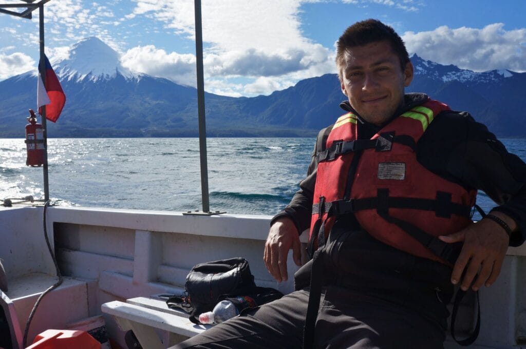 boat ride on the Lake Todos Los Santos