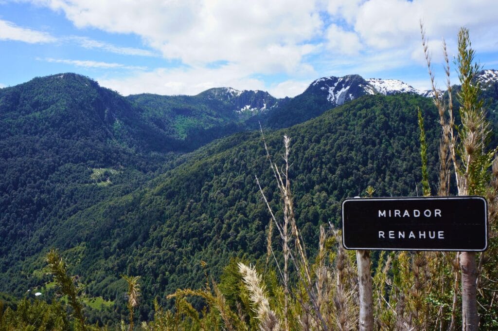 mirador renahue dans le parc national huerquehue