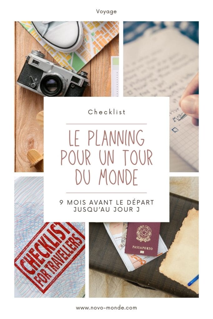 planning du tour du monde