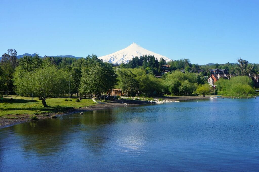 villarrica volcano in Pucón, chile