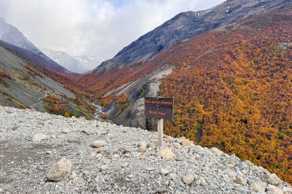 windy pass in fall