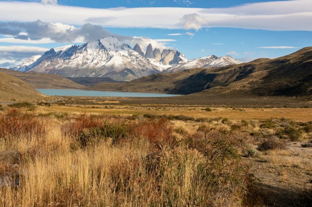 Torres del Paine National Park in autumn