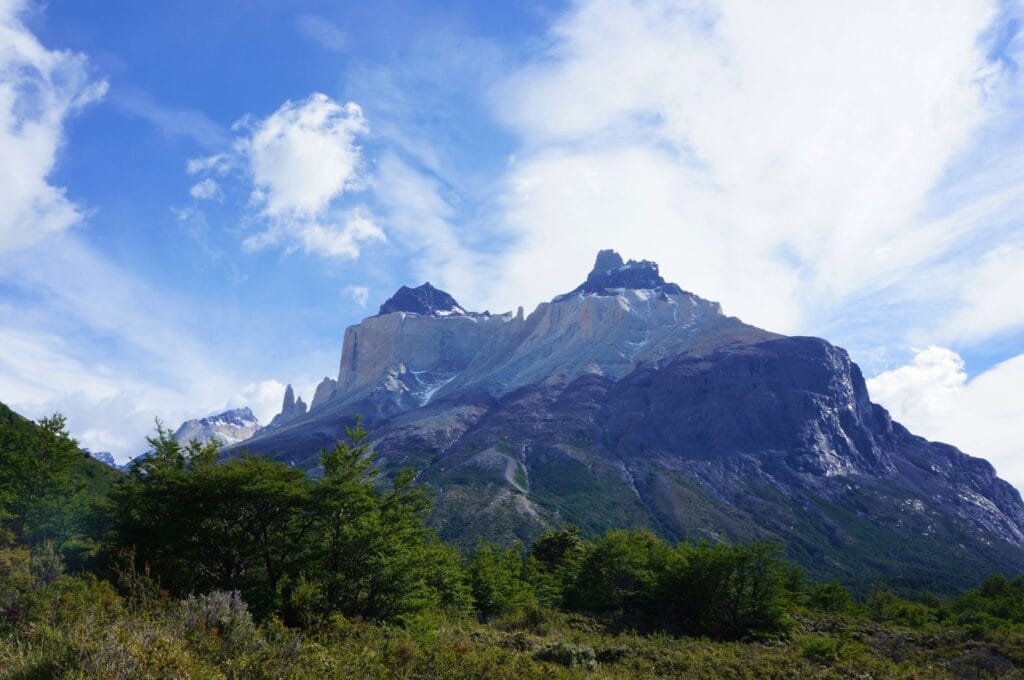 summits of Cuernos del Paine