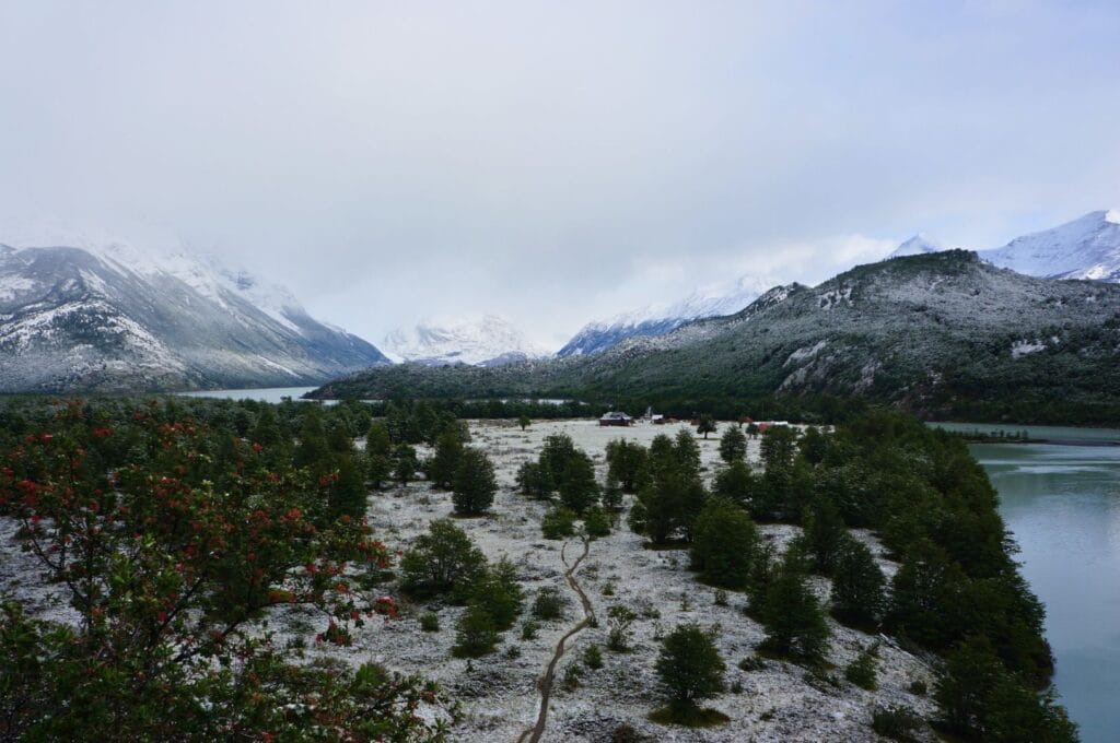 le camping dickson sous la neige