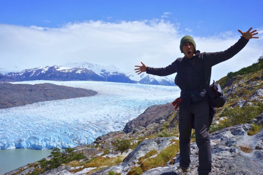 Ben and the Grey Glacier