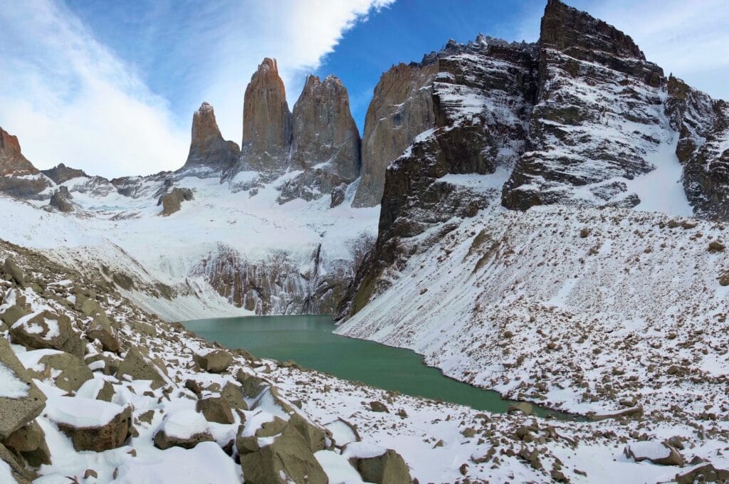 las torres in winter