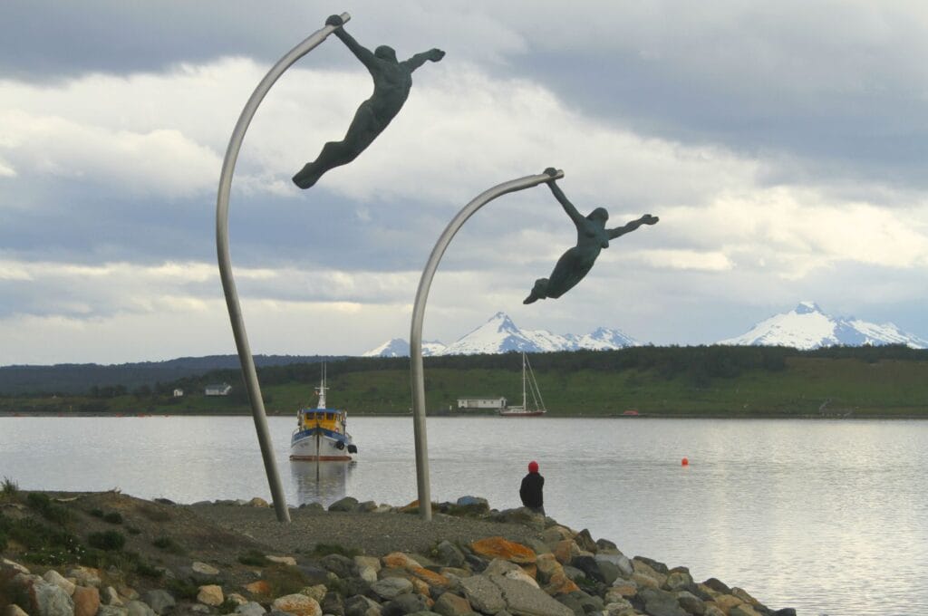 Monumento al viento in Puerto Natales